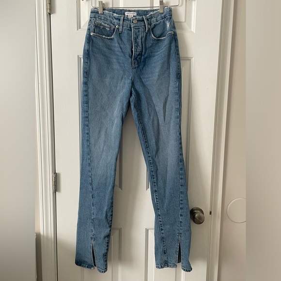 Good American Good Boy Twisted Slit Hem 0219 - Picture 2 of 5